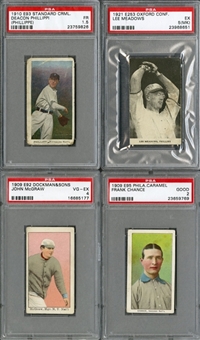 1909-1921 "E"-Caramel Cards Collection (6 Different) Including Hall of Famers